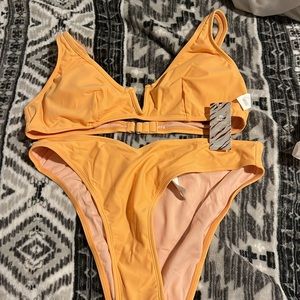Orange Bikini Thick Strap NEW